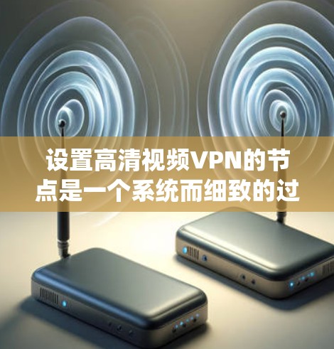 设置高清视频VPN的节点是一个系统而细致的过程,涉及多个步骤和配置。以下是一个详细的步骤指南