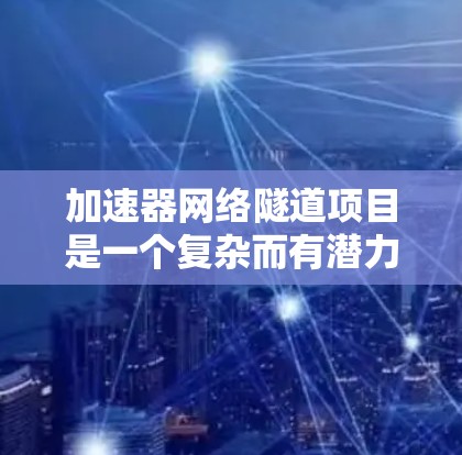 加速器网络隧道项目是一个复杂而有潜力的工程项目，涉及多个领域的技术合作和管理。以下是对该项目的详细分析