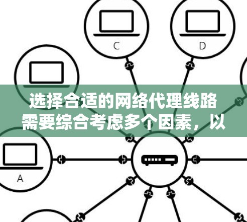 选择合适的网络代理线路需要综合考虑多个因素，以下是一步步的解决方案