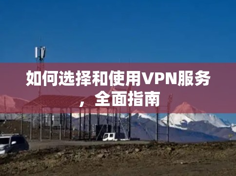 如何选择和使用VPN服务,全面指南