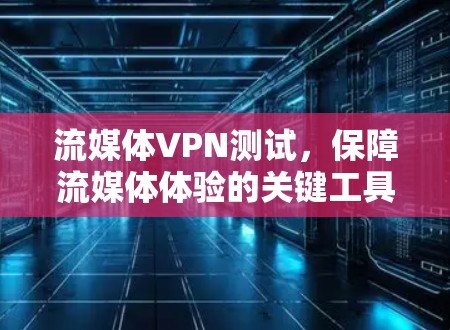 流媒体VPN测试,保障流媒体体验的关键工具