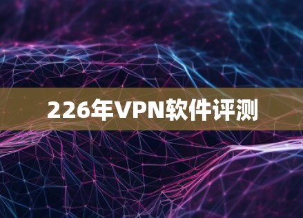 226年VPN软件评测