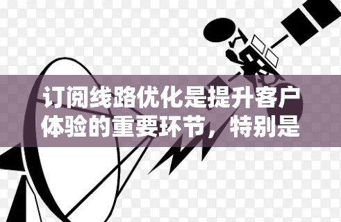 订阅线路优化是提升客户体验的重要环节，特别是对于那些频繁订阅的用户来说，优化他们的订阅渠道和内容有助于增强品牌忠诚度和转化率。以下是一些关于订阅线路优化的常见内容策略，供您参考