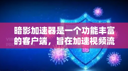 暗影加速器是一个功能丰富的客户端,旨在加速视频流和游戏体验。以下是对其功能和使用信息的详细分析