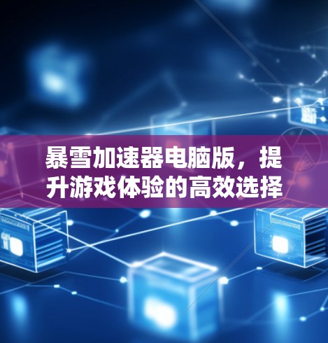 暴雪加速器电脑版,提升游戏体验的高效选择