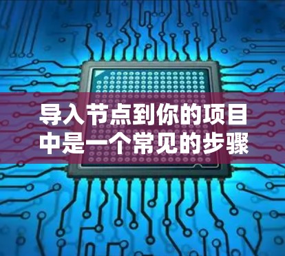 导入节点到你的项目中是一个常见的步骤,特别是在使用节点包或API时。以下是一个详细的步骤指南,帮助你顺利导入节点