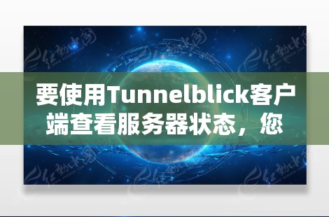 要使用Tunnelblick客户端查看服务器状态,您可以按照以下步骤操作