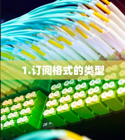 1.订阅格式的类型